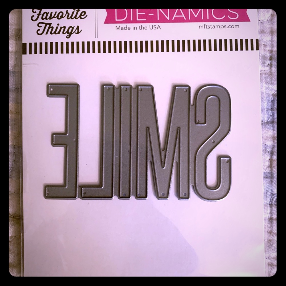 Smile die-namics Word Die